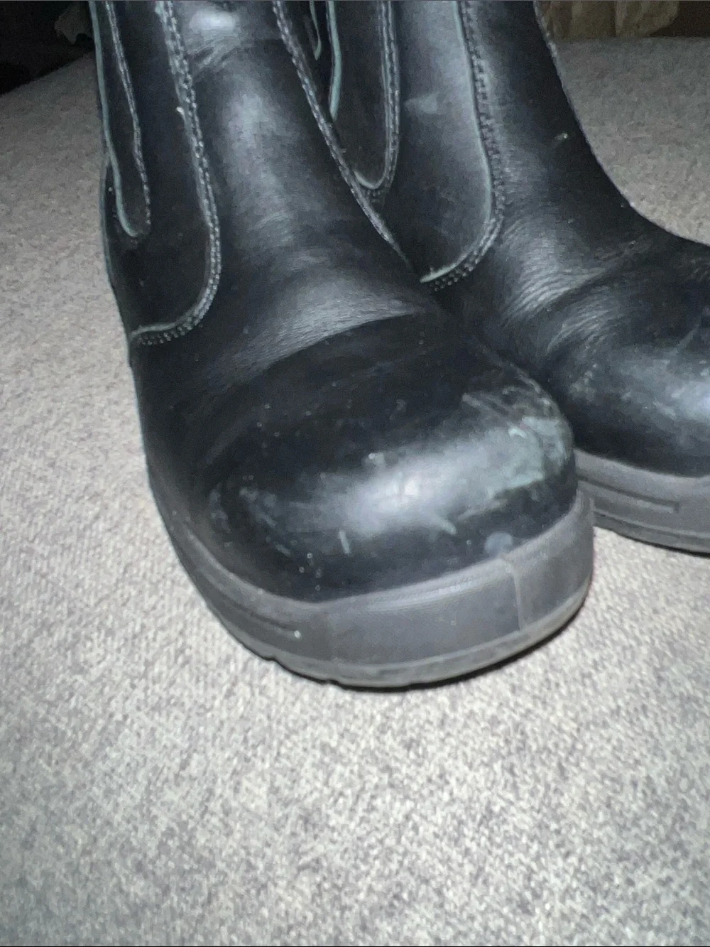 Thorogood Black Work Boots — Men 7.5